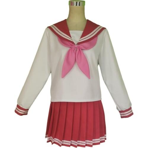 2021 Lucky Star Raki Suta Konata Izumi Tsukasa Hiiragi Kagami Hiiragi Miyuki Takara Summer School Uniform Cosplay Costume