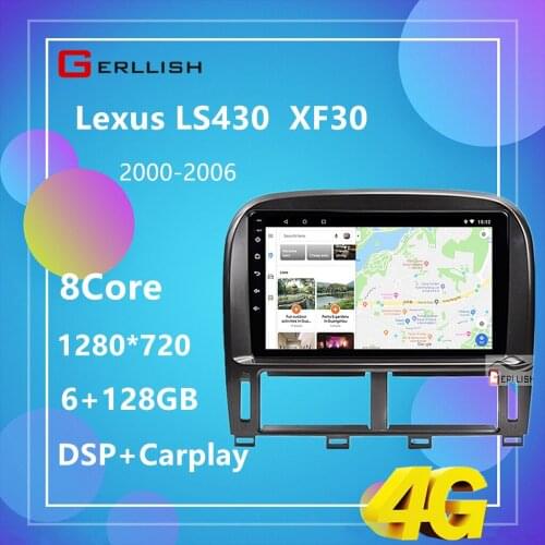 Android Car radio DVD Player For Lexus LS430 XF30 2001-2006 For Toyota Celsior XF30 2000-2006 High Version GPS Navigation