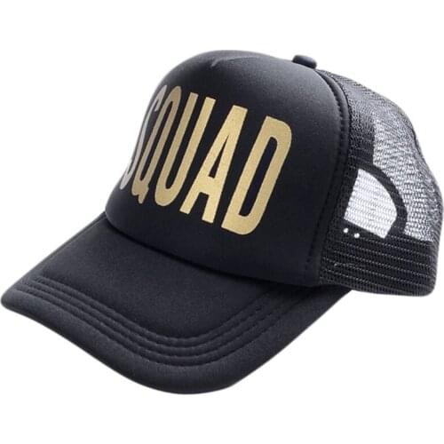 Bride Tribe Snapback Trucker Mesh Hat Gold Letters Arrow Wedding Baseball Cap