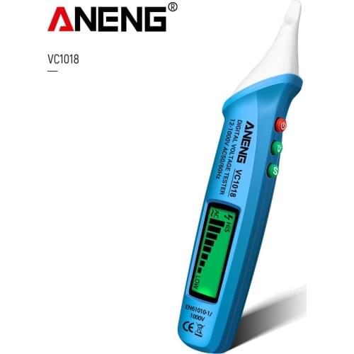 ANENG VC1018 Electric Sensor Tester Pen Digital Intelligent AC Voltage Meter 1000V Voltmeter Buzzer Detector For Electric Tool