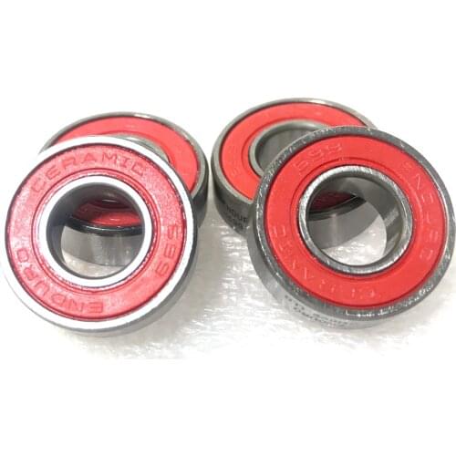 ENDURO 699 LLB CERAMIC sealed bearings for Powerway R36 front hub PHB-R36 9mmx20mmx6mm high quality rubber seals 6.6g/pc Road