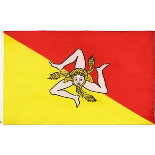 90x150 CM Sicilia Flag for Decoration