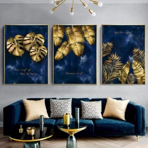 GATYZTORY Painting By Numbers Gold Leaf Drawing On Canvas Coloring By Numbers Acrylic Paints Home Decor