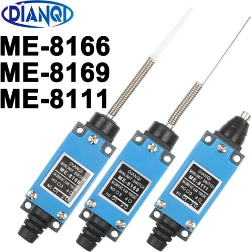 ME-8169 ME-8166 ME-8111 Rotary Lever 1NO+1NC Momentary Limit Switch Rotary Adjustable Roller Mini Limit Switches TZ-8169 TZ-8111