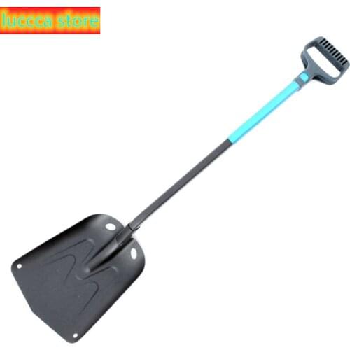 Multifunction car snow shovel, long handle folding snow shovel for outdoor survival, Camping tool, snow shovel