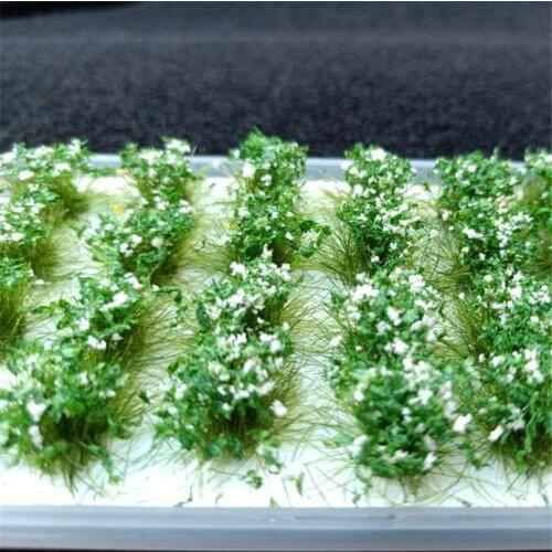 Flower Cluster Simulation Floristic Plant Model Toy Landscape Making Sand Table DIY Western Mirror Green Train Building