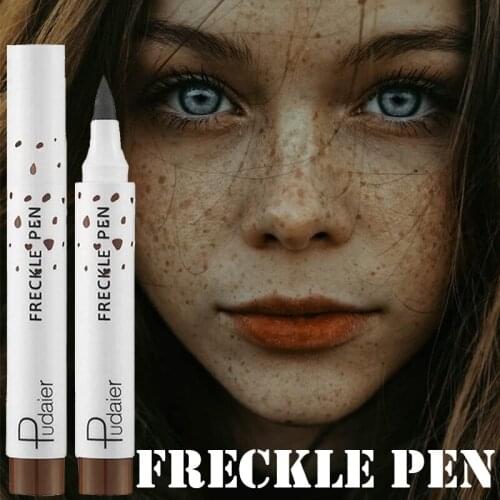 Natural Lifelike Makeup Freckle Pen Long Lasting Waterproof Brown Dot Spot Pen Create Sunkissed Point Face Freckles Cosmetics