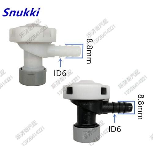 One way valve fuel line quick connector plastic connector for car 1pc