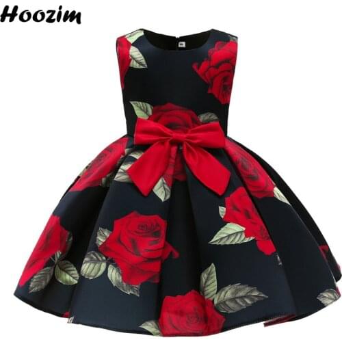 Princess Print Flower Back Zipper Elegant Pageant And Red Carpet Dress Girls 3 To 10 Year Formal Ruched Festive And Gala Dresses