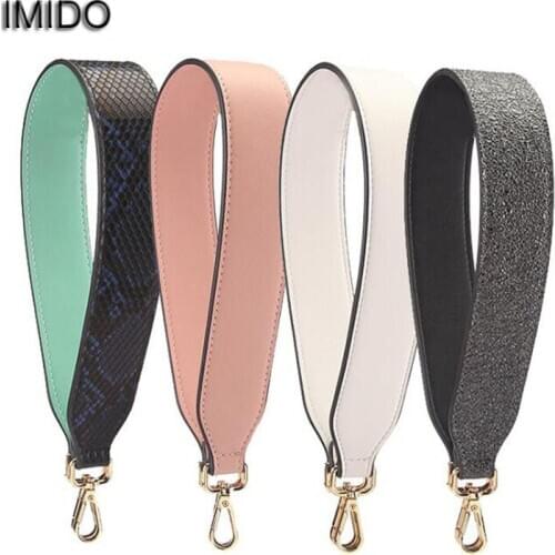 IMIDO Wholesale 63cm pu Leather Handbag Belt Bag Short Strap Wide Shoulder Bag Strap Replacement Belt Accessory Parts DIY STP146