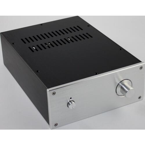 WA38 Full aluminum amplifier chassis / Pre-amplifier / DAC Decoder / AMP Enclosure / case / DIY box (218*92*308mm)