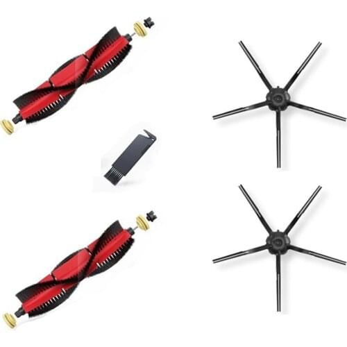 Spare Kits for Xiaomi Roborock S6/S50/S5Max/S6Max V,Cleaning Brushes ,Detachable Main Brush,Side Brush