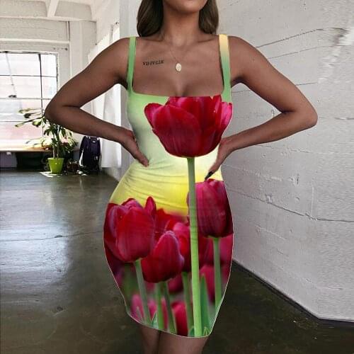 KYKU Brand Flowers Dresses Women Romantic Vestido Sexy Novel Ladies Dresses Harajuku Sundress Womens Clothing Party Vintage