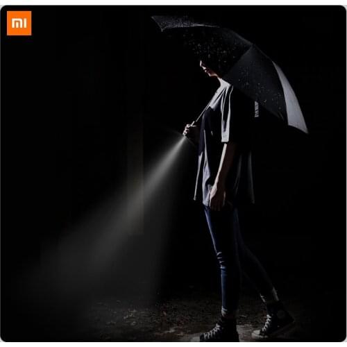 Xiaomi Mijia Youpin UREVO Steering lighting umbrella Turnable LED light, reverse folding without getting wet
