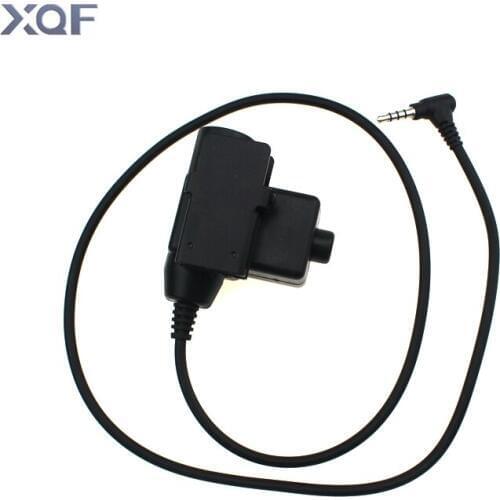 U94 PTT 1pin Cable Plug Military Adapter Z113 Standard Version for Walkie Talkie Yaesu Vertex VX-3R VX-110 FT-10R Two Way Radio