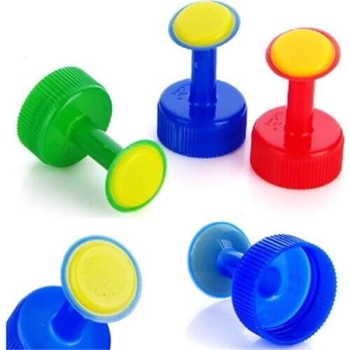 3Pcs Seedling Irrigation Watering Tools Gardening Plant Watering Attachment Spray-head Soft Drink Bottle Water Can Top Waterers