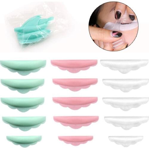 5 Pairs Eyelash Perming Pad Silicone Recycling Lashes Rods Shield Lifting 3D Eyelash Curler Accessories Applicator Tools