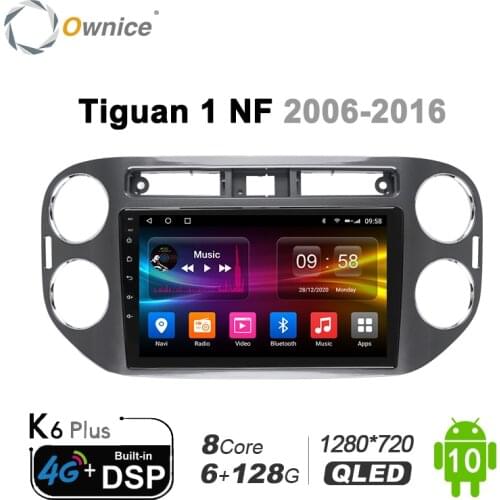 2din Ownice Car Radio Android 10.0 Carplay GPS Multimedia Car Video Player for Volkswagen Tiguan 1 NF 2006 2008 2010 2012 2016