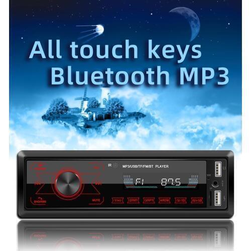 Car Touch Screen Dual USB Vehicle-mounted Bluetooth MP3 Player SD Card U Disk Redio Video Display 12V Automobile Radio