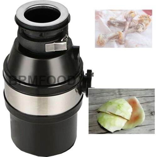 560W Household Food Garbage Disposal 1400ML Large Capacity Stainless Steel Grinder Material Kitchen Waste Shredder
