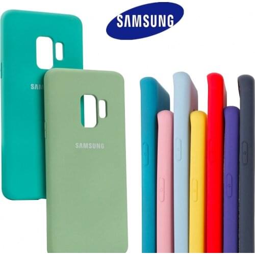 Samsung Galaxy S9 Plus Case Silky Soft-touch Liquid Silicone Case Style Shell Cover for Galaxy S9 S9+ Plus Full Protective
