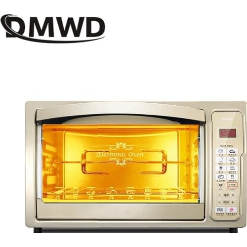 DMWD 30L Remote Control Smart Electric Oven 220V Household Oven Roast Chicken Egg Tart Cake Baking Machine Pizza Maker