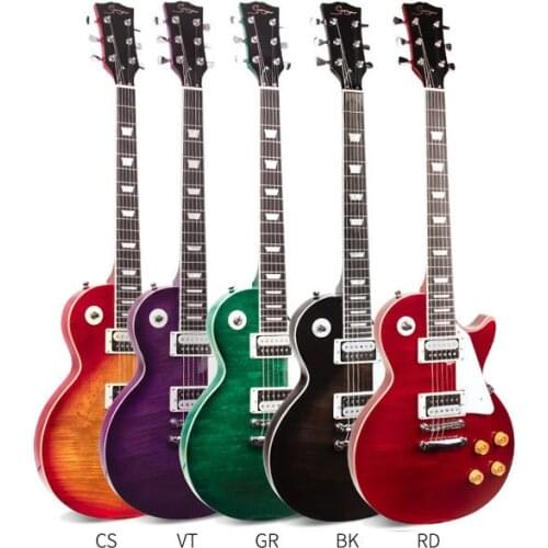 LP Guitar 22 Frets Electric Guitar 6 String Guitar Electric Musical Instrument Guitar for Adults Gift EGT265