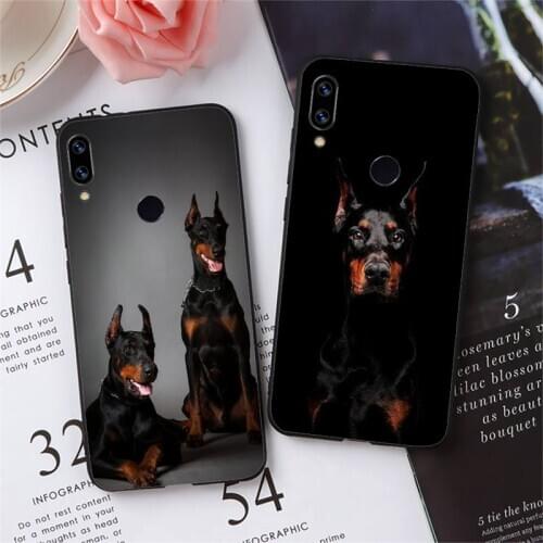 Doberman dog cool Phone Case For Xiaomi Redmi note 7 8 9 pro 8T 9A 9S Mi Note 10 Lite pro