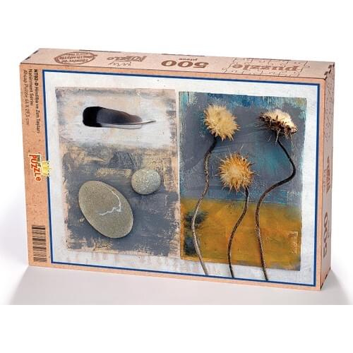 King Of Puzzle Chicory and Zen Blocks Wooden Puzzle 500 Parts