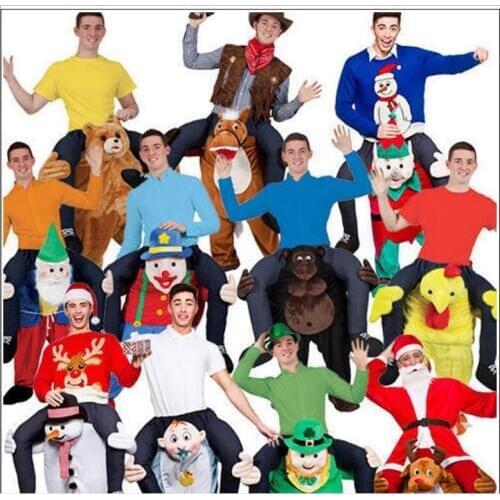 Halloween Cosplay 17 Styles Ride on Bear Oktoberfest Costume Animal Funny Dress Up Fancy Pants Novelty Mascot Costume