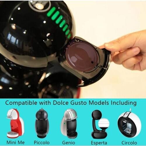 Reusable Colorful Coffee Filter Compatible, Refillable Coffee Capsules 6 Pack Coffee Capsule Shell Filter