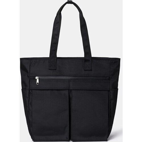 Mens portable multifunctional tide brand bag new Oxford spinning large capacity mens shoulder bag vertical computer bag