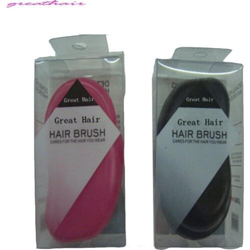 Great Hair comb + brush hair Professional Black & Pink&purple &blue brush Hair Extension Easy Comb Beautiful hair Free Shipping