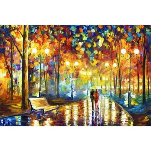 1000 Pieces A3 Mini Smallest Landscape Paper Puzzle Difficult Toys Adults Jigsaw Puzzle Students DIY Gift(Size 14.9"x 10.2)