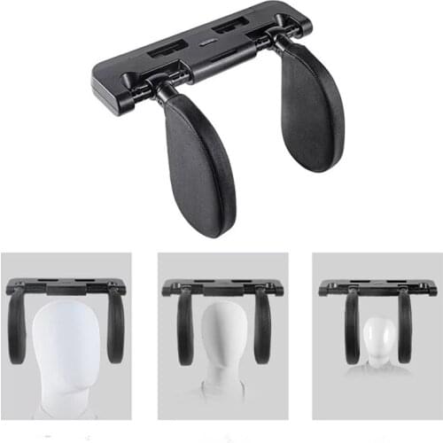 New car seat headrest car neck pillow sleep side head support high elastic nylon telescopic support side kids and adults