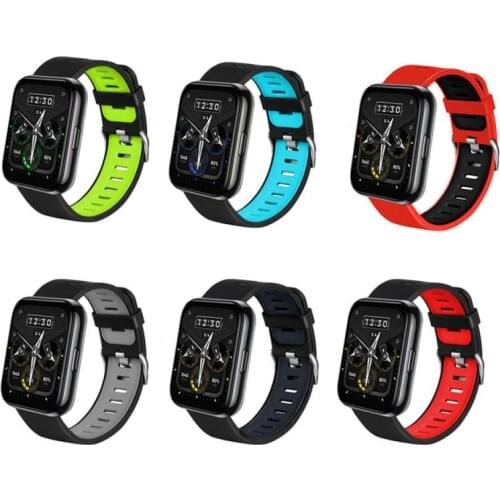 Strap For Realme Watch 2/2 Pro Silicone Replacement Wrist Strap For Realme Watch 2/2 Pro Sports Bracelet Wristband Accessories