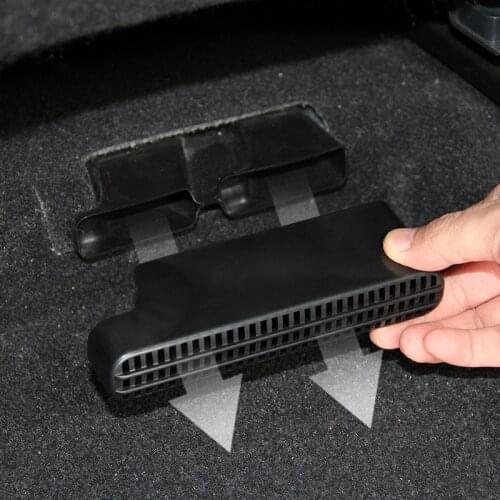 For Toyota RAV4 2020 Car Under Seat Outlet Heater Floor Air Duct Vent Grille Air Conditioner Cover Net car styling sticker