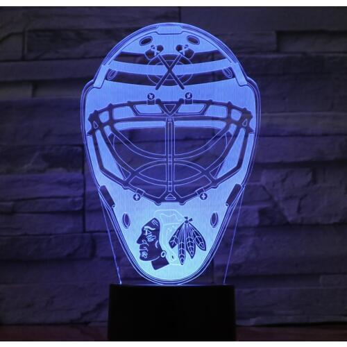 Sleep Lighting Sports Fans Gifts 3D American Football Player Table Lamp Led Bedroom Home Decor 7 Colorful Rugby Night Light 1090