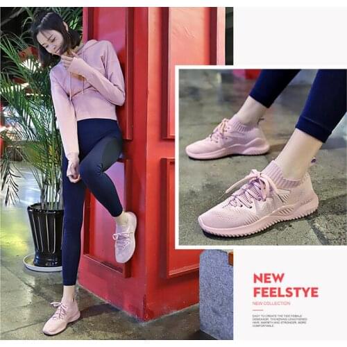 Women Sneakers Shoes White 2021 Spring Sport Thick Sole Lady Leisure Shoes Lace Up Comfortable Women Chunky Sneakers