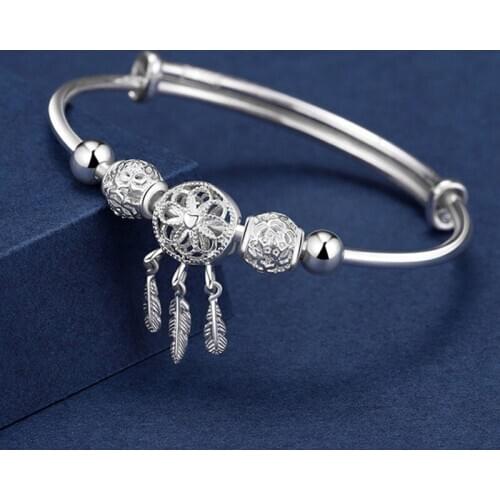 Personality Cold Wind Dream Catcher Open Bracelet Fashion Ethnic Style Female Bracelet