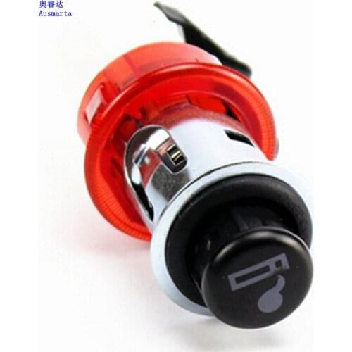 1-5 Pcs Car Cigarette Lighter Assembly For Seat Passat Beetle Golf Caddy Eos Amarok 1J0 919 305 1J0919305