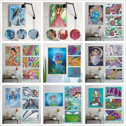5D DIY Special Diamond Painting Character Beauty Rhinestone Embroidery Mosaic Decorative Painting