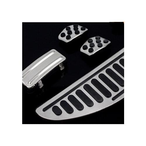 For Ford Focus KUGA Fiesta Ecosport Fusion Mondeo Car Styling Foot Rest Pedal Gas Brake Clutch Pedal Cover Auto Accessories