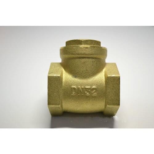 DN32 " BSPP Swing Check Valve Prevent Water Backflow Golden
