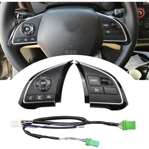 For Mitsubishi Space Star/ASX/Xpander 2016-2020 For Mirage 2016 steering wheel audio control button switch car accessories
