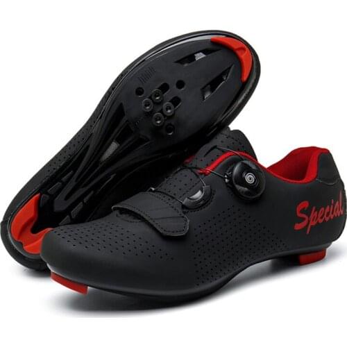 Professional MTB Cycling Shoes Men Athletic Breathable Road Bicycle Shoes Flat Sneakers Women Racing Speed Bike SPD Cleat Shoes