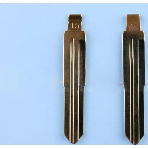 15# Side Groove Key Blade for Chevrolet Spark Epica Replacement for Kia Rio Isuzu and Hyundai Elantra NO.15