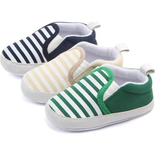 Spring Navy Stripe Fashion Baby Toddler Shoes BABYS Shoes Kids Shoes