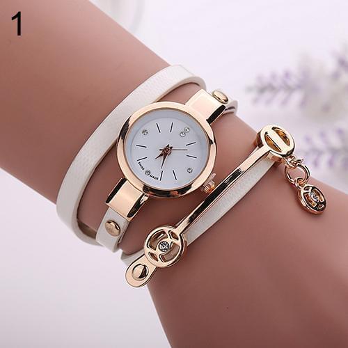 Fashion Women Watch Long Slim Clock Faux Leather Band Strap Wristwatch Rhinestone Quartz Wrist Watch New reloj mujer