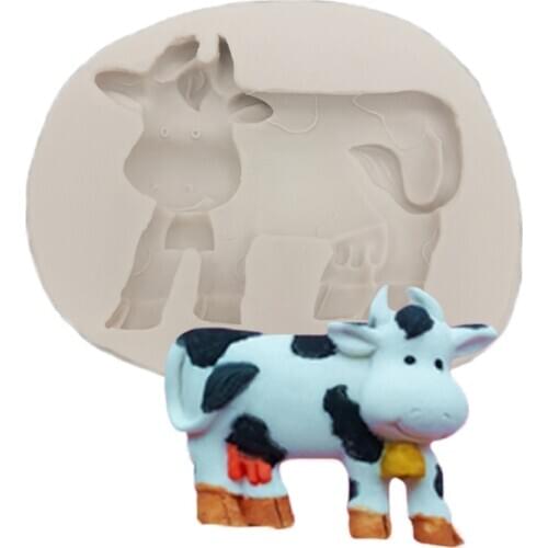 Dairy Cow Silicone Molds Fondant Cakes Decorating Tools Silicone Mold Sugarcrafts Chocolate Baking Tool For Cakes Gumpaste Form